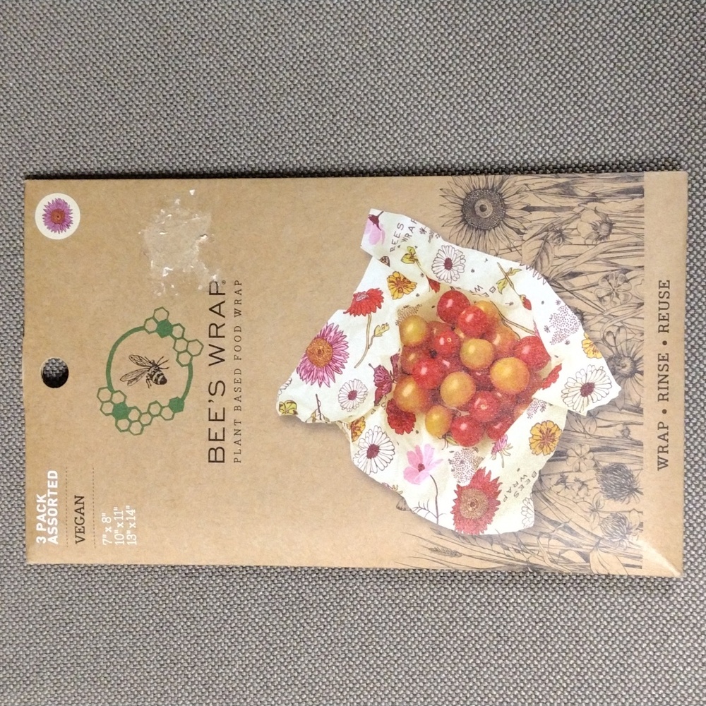 BEE'S WRAP Plant based food wrap 3 pk